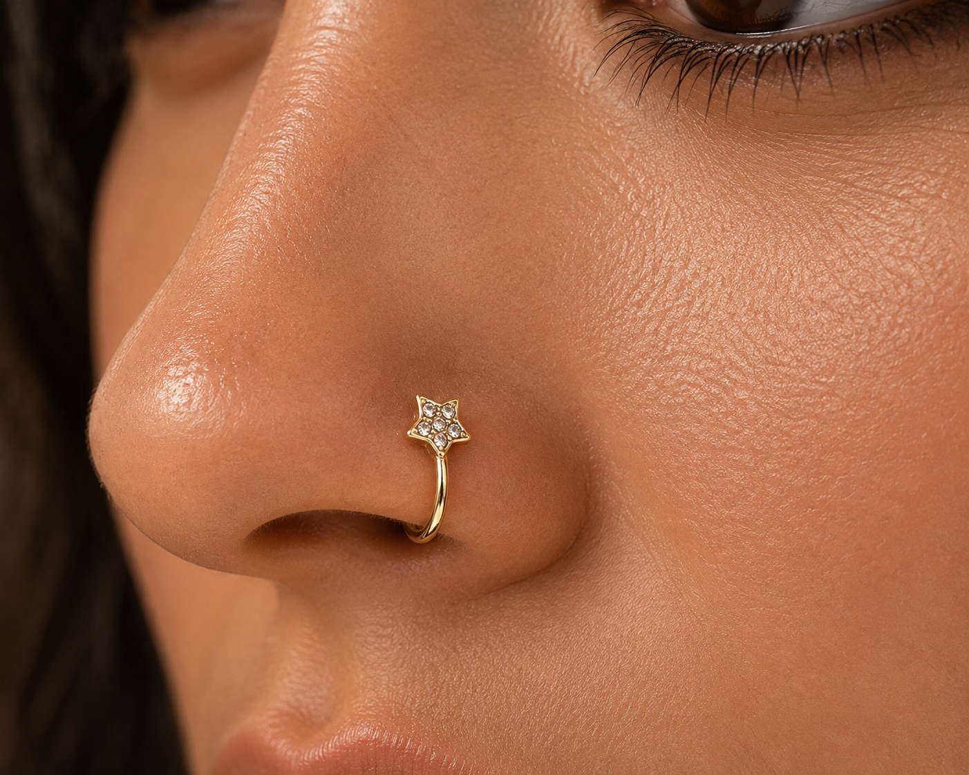 Twinkle Star Crystal Nose Ring