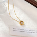Round Diamond Necklace