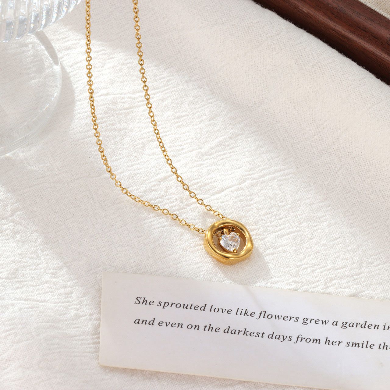 Round Diamond Necklace