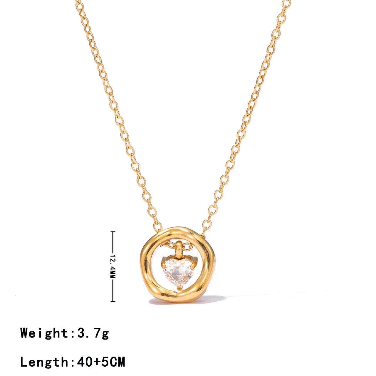 Round Diamond Necklace