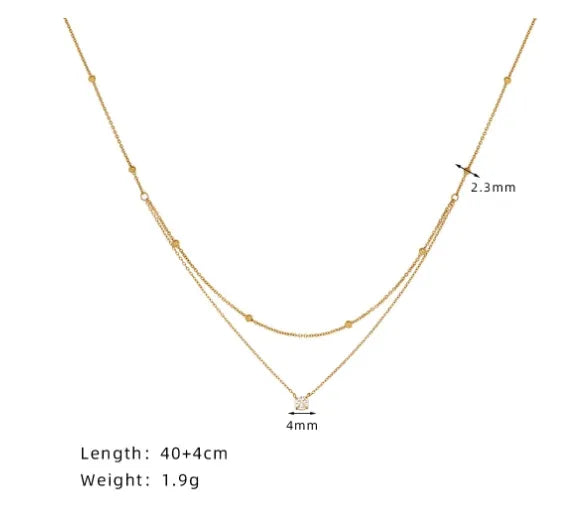 Double Layered Necklace
