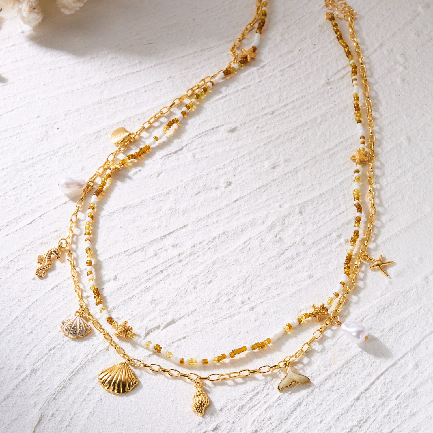 Women's Beach Style Waist Chain with Iron Buckle, Elegant and Lightweight Accessory