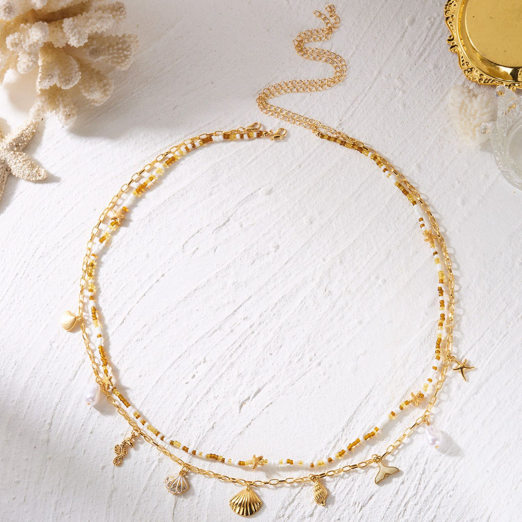 Women's Beach Style Waist Chain with Iron Buckle, Elegant and Lightweight Accessory