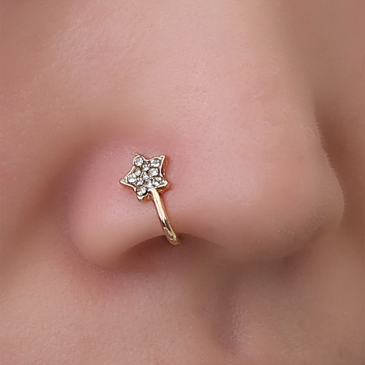 Twinkle Star Crystal Nose Ring