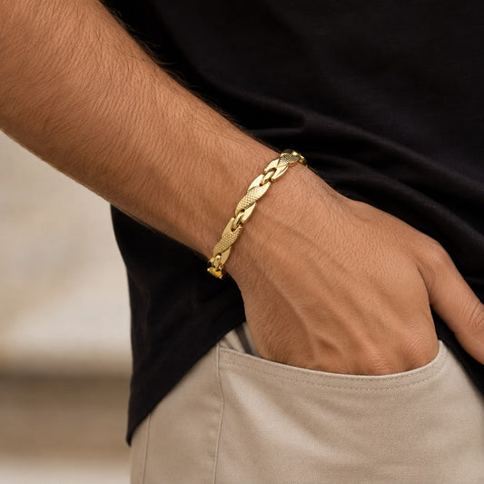 Luxury Men's Figaro Link Bracelet