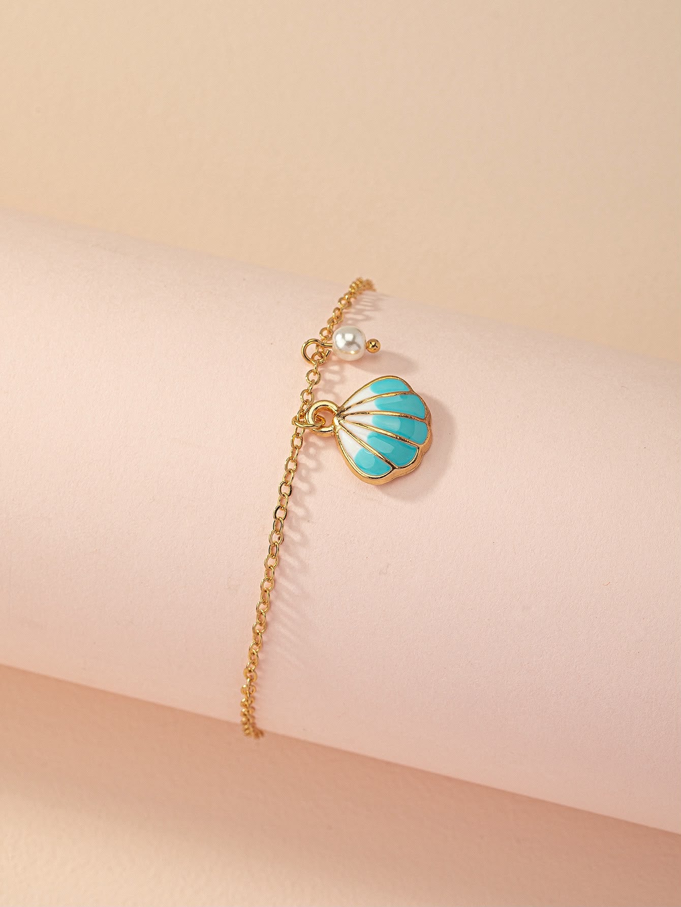 Beach Sweet Artistic Shell Anklet